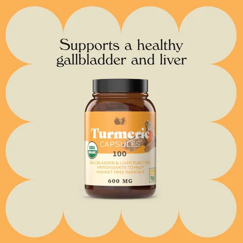 Vista 5 de Complete Natural Products Paquete de 100 cápsulas de raíz de remolacha y cúrcuma 100 cápsulas