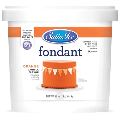 Vista 10 de Satin Ice - Fondant de café moca y menta Blanco