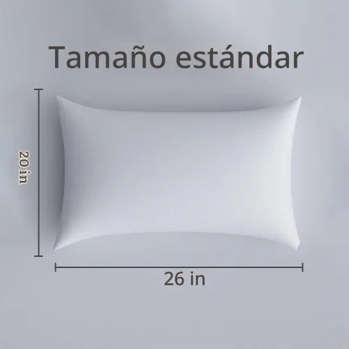 Vista 5 de HAPPYMOON Juego de 2 fundas de almohada de microfibra estándar con cremallera, fundas de almohada transpirables con cremallera para cabello y piel