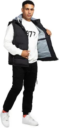 Vista 7 de CorBuyit Chalecos para hombre, chaqueta casual de invierno para hombre