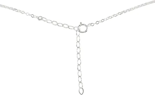 Vista 3 de Luna Tide Amethyst Raw Nugget Lariat in Sterling Silver