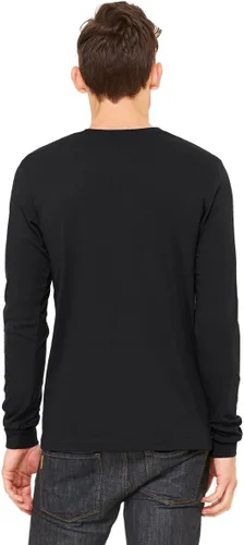 Vista 2 de Canvas Men's - Camiseta de manga larga 100% algodón de 4.2 onzas, modelo Filmore 3501para hombre