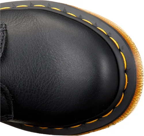 Vista 5 de Dr. Martens, 1B99 14-Eye Lace Up Bota de cuero para mujer, negro, 8.5