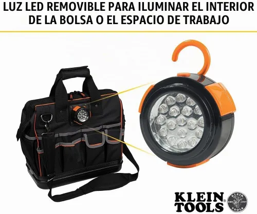 Vista 5 de Klein Tools 554171814 Tradesman Pro Bolsa Oorganizador Eextremea de electricista bolsa