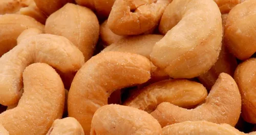 Vista 4 de Anacardos salados tostados secos con sal marina (2 libras) – Tostados a la perfección en pequeños lotes para mayor frescura – Anacardos de calidad