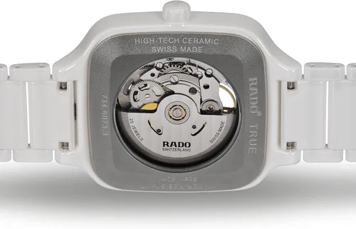Vista 4 de Rado Reloj automático suizo True Square Blanco