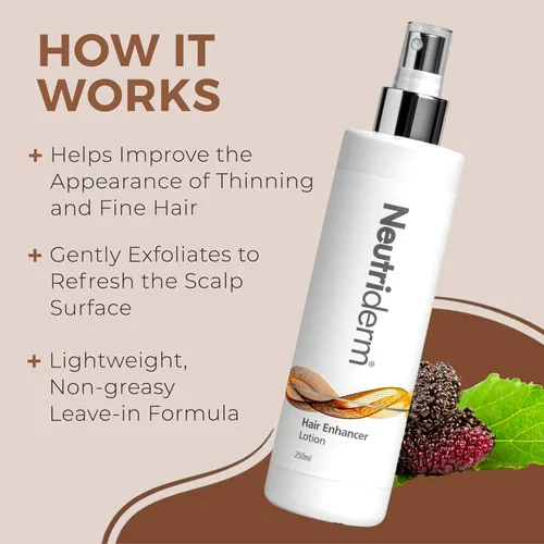 Vista 5 de Loción para reforzador el cabello, de Neutriderm, 8.45 onzas líquidas