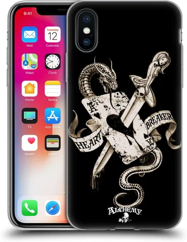 Vista 31 de Head Case Designs Funda de gel con licencia oficial de Alchemy Gothic 13 Dagger Illustration [protección de grado militar] compatible con Apple