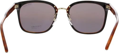 Vista 4 de Tom Ford FT0639-K 05J Naranja Gafas de sol redondas para hombre