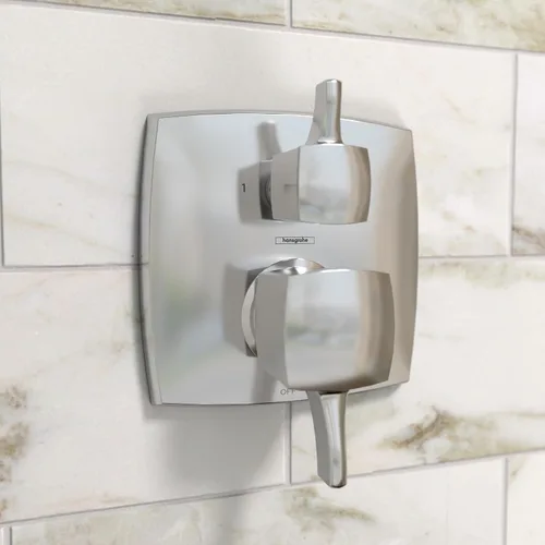 Vista 16 de hansgrohe Ecostat Classic 15769001 - Válvula de ducha de equilibrio de presión cromada