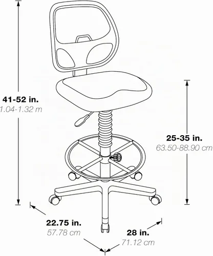 Vista 3 de Silla con respaldo de malla de lujo con pie ajustable, Metal, Multicolor