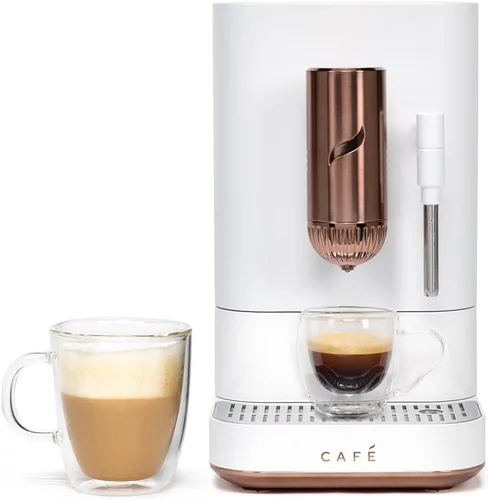 Vista 3 de Máquina de espresso automática Café Affetto + espumador de leche Molinillo de granos de espresso integrado y ajustable Elaboración con un toque