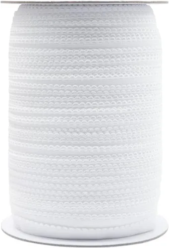 Vista 30 de Bristlegrass Picot Loop - Banda elástica para coser de 1/2 pulgada, 0.512 in, corona de carrete con volantes, cinta elástica para atar el cabello
