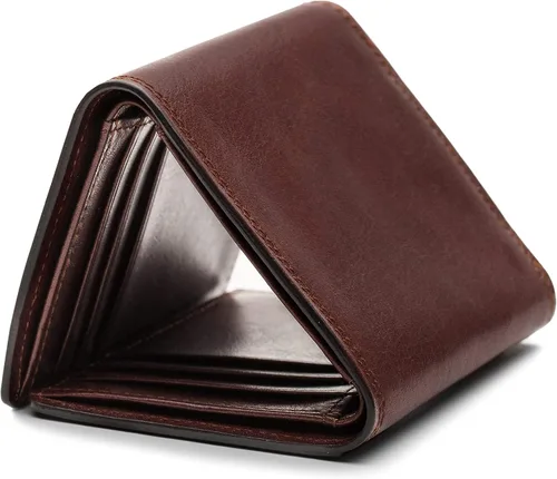 Vista 2 de Bosca Double ID Trifold in Dolce Leather - RFID