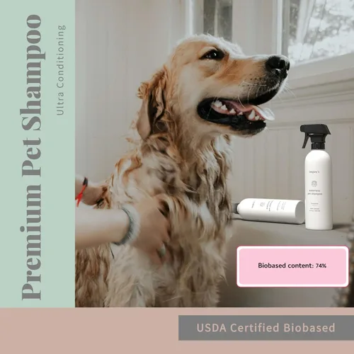 Vista 6 de Begley's - Champú sin enjuague sin agua para mascotas, limpieza sin baño, desodorizante y remoción de olores para un pelaje brillante y con olor