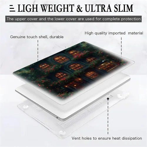 Vista 83 de Funda para computadora MacBook Pro de 13 pulgadas, modelo A1425/A1502, modelo A1425/A1502, diseño de primera calidad, funda rígida para laptop 3D 3D