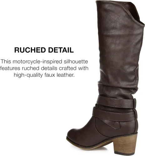 Vista 3 de Journee Collection womens Riding Boots