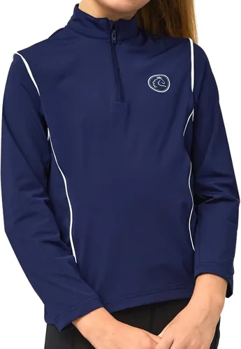 Vista 4 de TrustBreech-Made in USA -Kids' Long Sleeved Technical Moisture-Wicking Equestrian Horse Riding Sun Shirt with Ice Fil Lite
