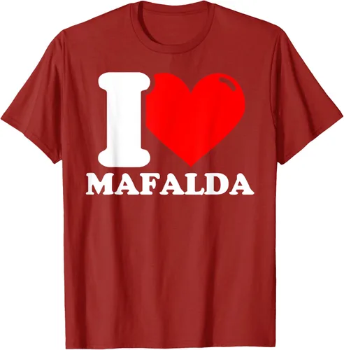 Vista 17 de Camiseta I Love Mafalda, Negro