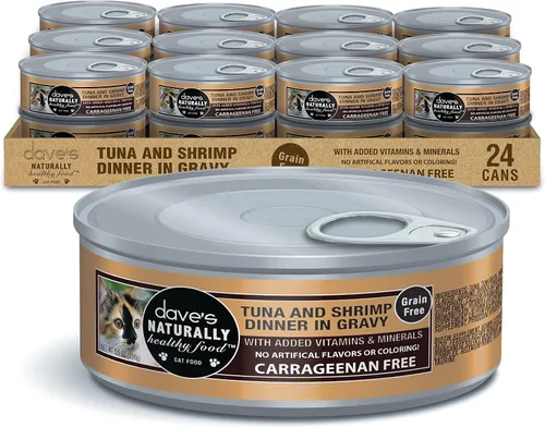 Vista 22 de Dave's Pet Food Grain Free Wet Cat Food (Minced Chicken in Gravy), Naturally Healthy Canned, Added Vitamins & Minerals, Wheat, Gluten & GMO-Free