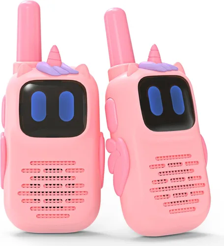 Vista 8 de Holiky Juguetes para Niños y Niñas de 5-7 Años, Walkie Talkies para Niños Alcance de 1000 Pies 2 Canales Radio de 2 Vías Juguete Regalos de Navidad