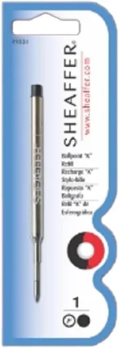 Vista 4 de Sheaffer Recambio de Bolígrafo K Style - Azul Fino - Tarjeta Blister