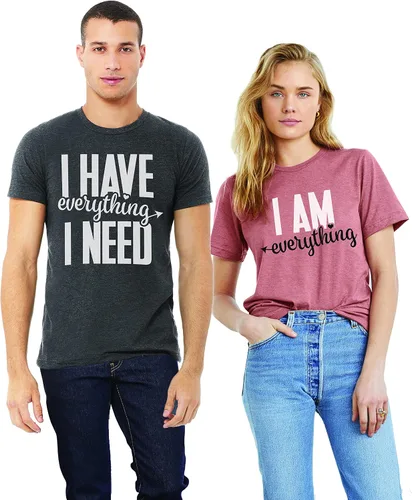 Vista 3 de Teeny Fox I Have Everything - Camisas a juego para parejas, diseño de luna de miel