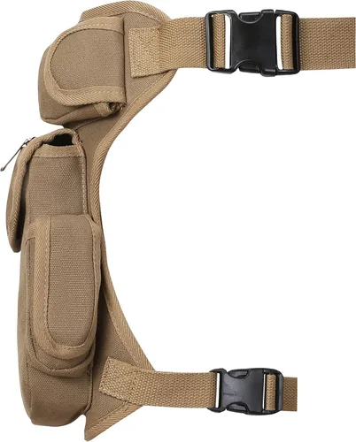 Vista 23 de SEALINF Riñonera de lona Riñonera Racing Drop Leg Bag Motocicleta Bolsa al aire libre