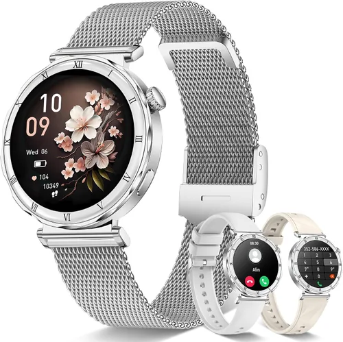 Vista 10 de Smart Watches for Women (Answer/Make Calls),1.19" AMOLED Slim Smartwatch with Heart Rate/Sleep Monitor,120+ Sport Modes Fitness Tracker with Rose