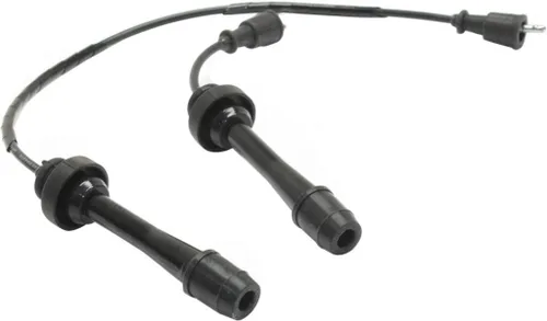 Vista 6 de Para Mazda Protege - Cable de bujía (2001, 2002, 2003), acabado negro, 0.197 in, 4 cilindros, 2,0 l