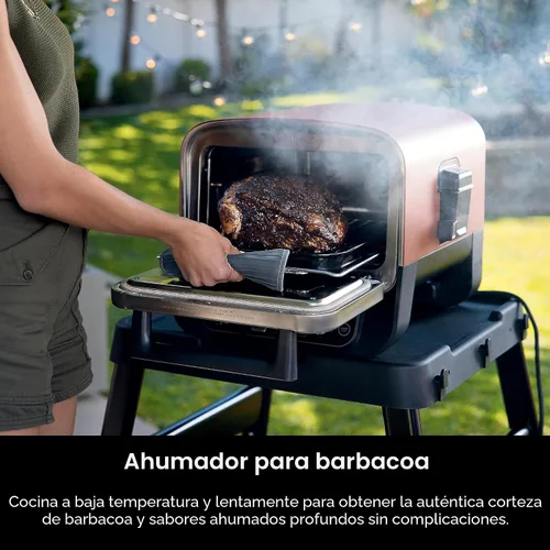 Vista 12 de Horno de pizza de leña al aire libre Ninja, asador eléctrico portátil 8 en 1, calienta hasta 700°F, 5 configuraciones de pizza artesanal, caja