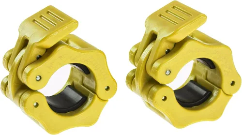 Vista 6 de Abrazaderas para barra de 1 pulgada, collares de ejercicio de 1 pulgada (25 mm) Juego de 2 clips de collar de bloqueo de liberación rápida para Negro