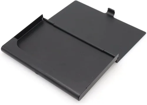 Vista 6 de Paquete de 2 portatarjetas de visita de aluminio negro Slim Flip