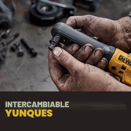 Vista 4 de DEWALT Atornillador de Impacto 20V MAX, Inalámbrico, 3 Velocidades, Batería y Cargador Incluidos (DCF845D1E1)