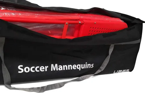 Vista 5 de Paquete de maniquí de entrenamiento de fútbol resistente con 5 maniquíes y 1 bolsa de maniquíes - 4 estilos