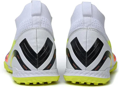 Vista 5 de TUOTOM Zapatos de fútbol de tierra firme para jóvenes, zapatos de fútbol para interiores y exteriores, zapatillas de fútbol para césped AGFG
