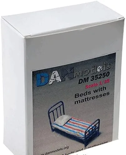 Vista 2 de DAN MODELS Accesorio para cama Diorama Army con colchón, almohada 2 PCS 1/35 35250