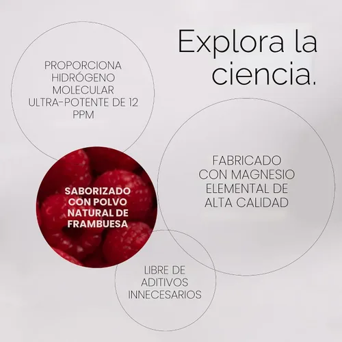 Vista 4 de Paquete de bienestar – H2TAB Tabletas de hidrógeno molecular (frambuesa) con magnesio e hidrógeno tabletas de baño – Soporte antioxidante por dentro