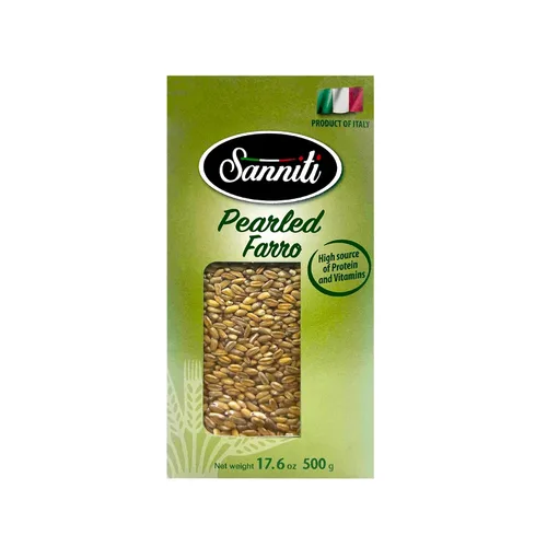 Vista 2 de Sanniti Farro Perlado Italiano Perlato, 17.6 oz (Paquete de 2)