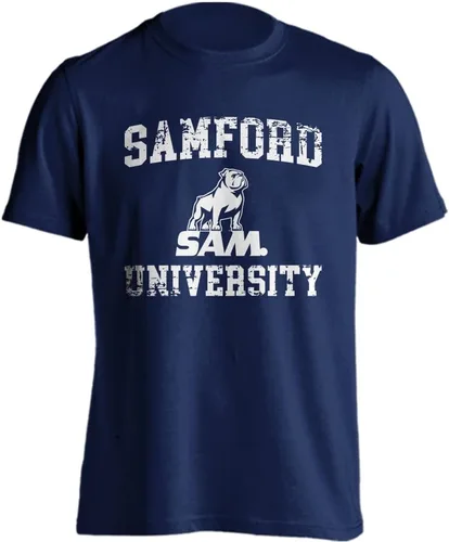 Vista 46 de Sport Your Gear NCAA Camiseta de manga corta retro con licencia oficial de aspecto desgastado para el día del juego, camiseta de espíritu deportivo