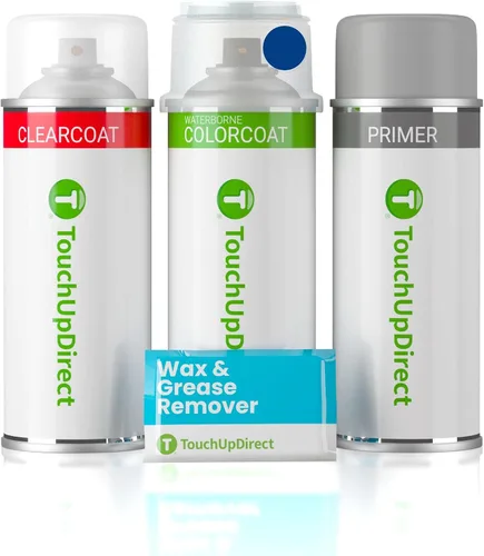 Vista 155 de TouchUpDirect RBG Azul Ártico Metálico Compatible con Pintura de Retoque Exact Match para Nissan, Kit Esencial en Aerosol