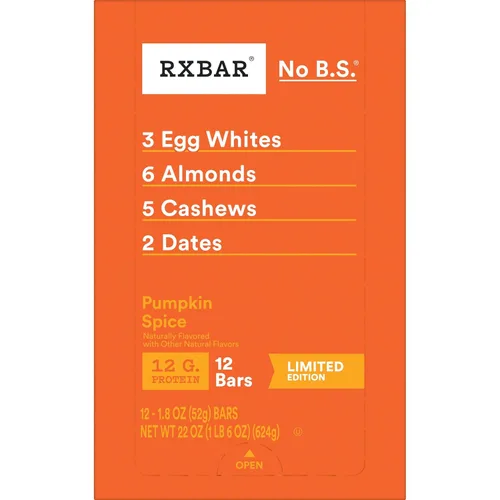 Vista 7 de RXBAR, Barrita de proteínas con chispas de chocolate, 1.83 onzas (paquete de 24), barritas de desayuno, aperitivo alto en proteínas