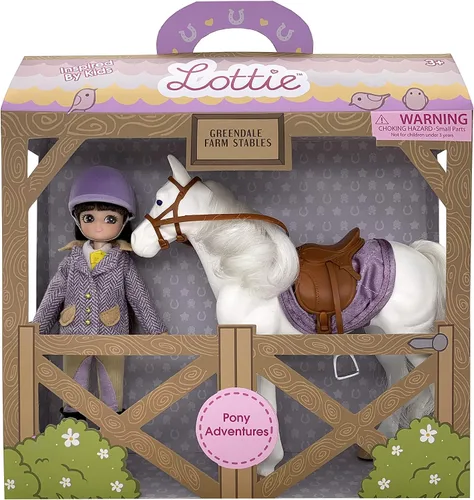 Vista 2 de Lottie Pony Adventures - Juego de muñecas con accesorios de caballo y equitación