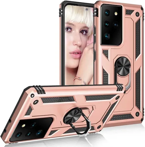 Vista 11 de Funda para Samsung Galaxy S20 [grado militar] [a prueba de polvo] [a prueba de golpes] cubierta de teléfono con soporte de soporte magnético de 360