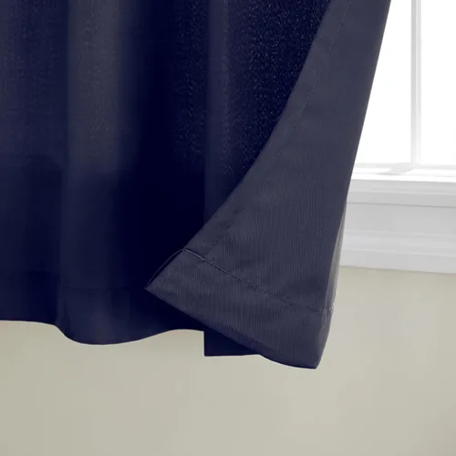 Vista 26 de TOWN & COUNTRY BASICS Cabana Cortinas Sólidas de Peso Pesado para Interiores y Exteriores, Opacidad de Filtrado de Luz con Parte Superior de Ojales