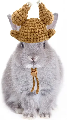Vista 6 de Sombrero de pavo de animal pequeño para conejo, hámster, conejillo de indias, chinchilla, erizo, lagarto, dragón barbudo y otras mascotas pequeñas
