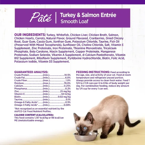 Vista 8 de Comida para gatos enlatada Wellness, comida húmeda, Púrpura