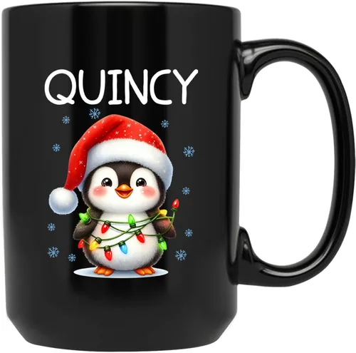 Vista 33 de Taza personalizada con nombre, diseño de muñeco de nieve con nombre, tazas de café de Navidad de muñeco de nieve, regalos personalizados para árbol