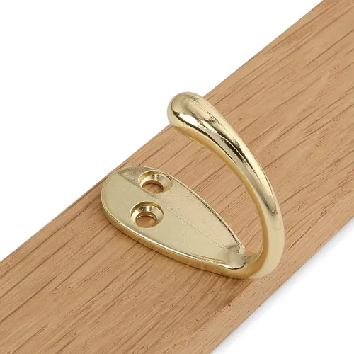 Vista 2 de HASWARE 6 ganchos de pared, ganchos para colgar abrigos, ganchos para bata, ganchos resistentes con 12 tornillos para dormitorio, baño, cocina