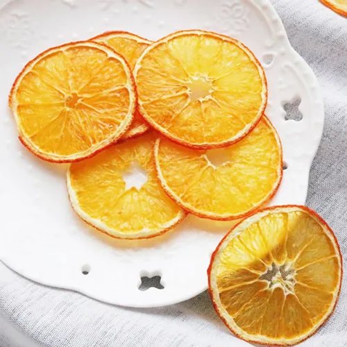 Vista 3 de SXET Rebanadas de naranja seca, rebanadas de naranjas secas naturales, naranjas deshidratadas para cócteles, manualidades, decoración de pasteles